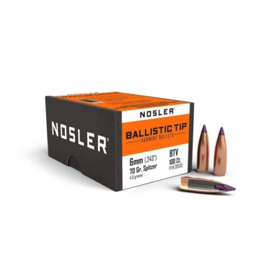 NOSLER 6mm (.243) 70gr Ballistic Tip Varmint