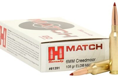 Hornady 6mm Creedmoor ELD-M 108gr