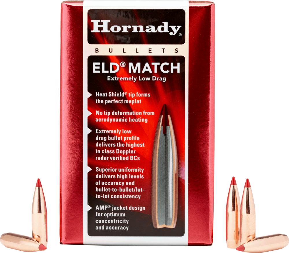 Hornady .22 Cal (.224) 75gr ELD-M