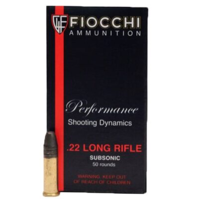 Fiocchi .22LR 40gr Subsonic HP