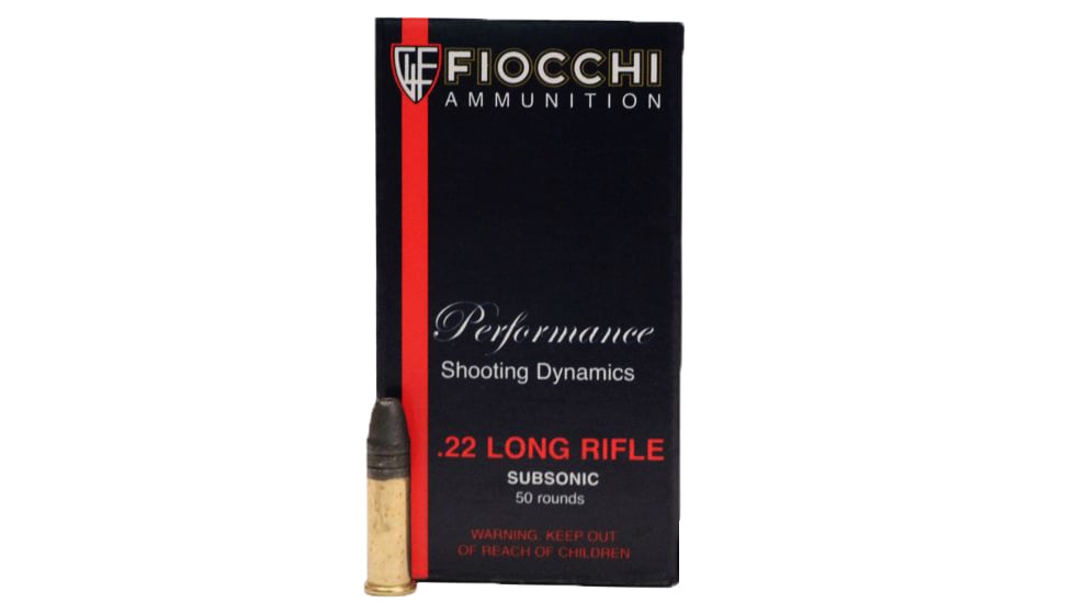 Fiocchi .22LR 40gr Subsonic HP