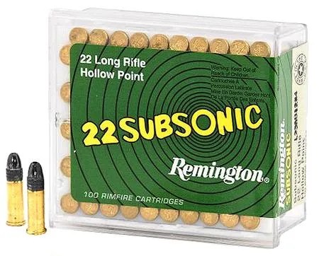 Remington .22LR Subsonic Hollow Point
